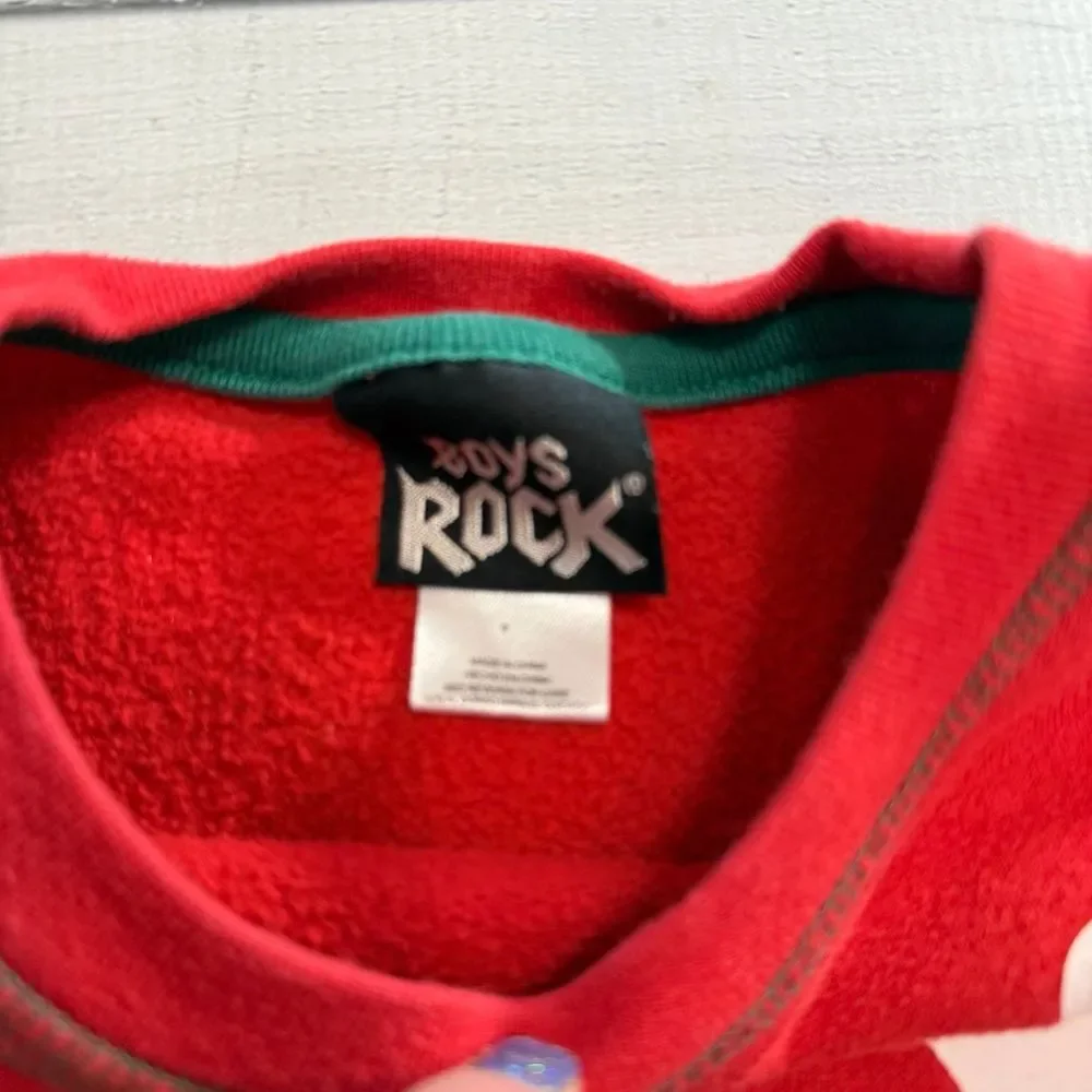 Boys rock reindeer sweatshirt size‎ 5